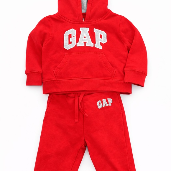 👶 GAP 2T Hooded Sweatshirt + Jogger Set - Picture 2 of 4